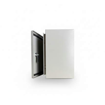 Box Type Carbon Steel Enclosure Powder Coated Grey 300x250x200(HxWxD)