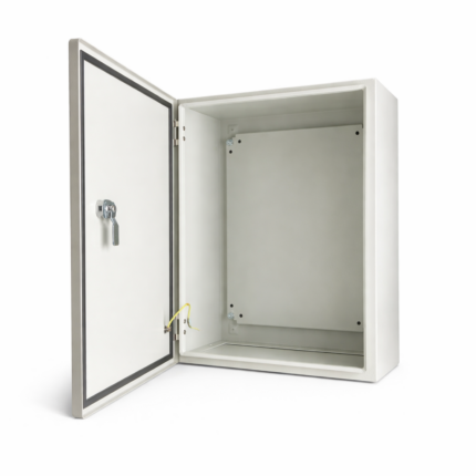Box Type Carbon Steel Enclosure Powder Coated Grey 600x400x250(HxWxD)