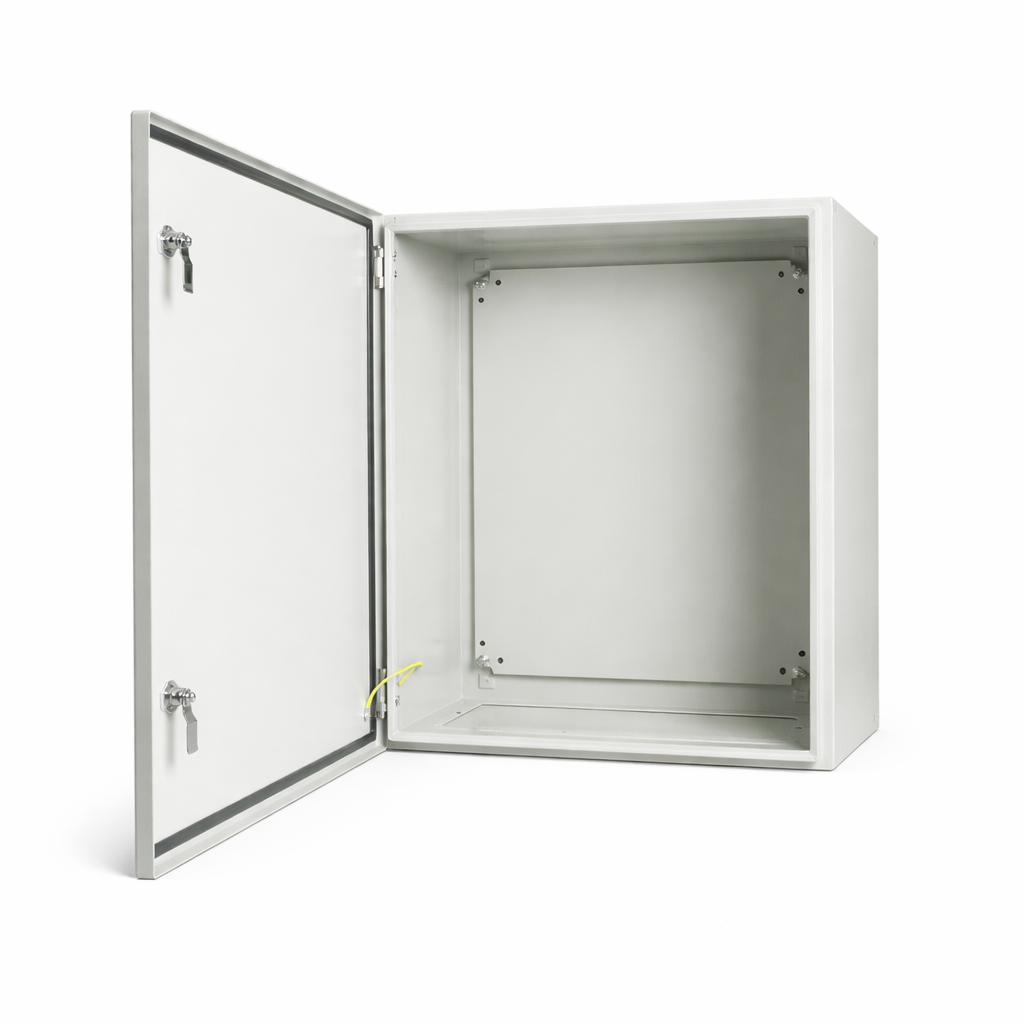 Biig-Energy-Enclosure-BT-CSPC705030-in.png Box Type Carbon Steel Enclosure Powder Coated Grey 700x500x300(HxWxD) - Image 1
