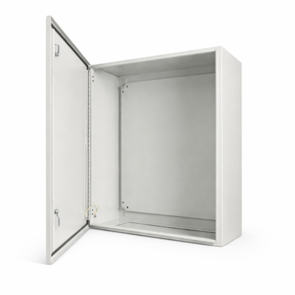 Box Type Carbon Steel Enclosure Powder Coated Grey 800x600x250(HxWxD)