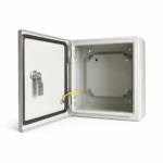 Box Type Galvanized Steel Enclosure Powder Coated Grey 200x200x150 (hxwxd)