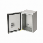 Box Type Galvanized Steel Enclosure Powder Coated Grey 300x200x150mm (HxWxD) - Image 5