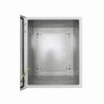 Box Type Galvanized Steel Enclosure Powder Coated Grey 400x200x250mm (HxWxD) - Image 4