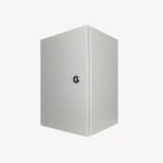 Box Type Galvanized Steel Enclosure Powder Coated Grey 400x300x250mm
