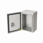 Box Type Carbon Steel Enclosure Powder Coated Grey 300x200x150(HxWxD) - Image 3