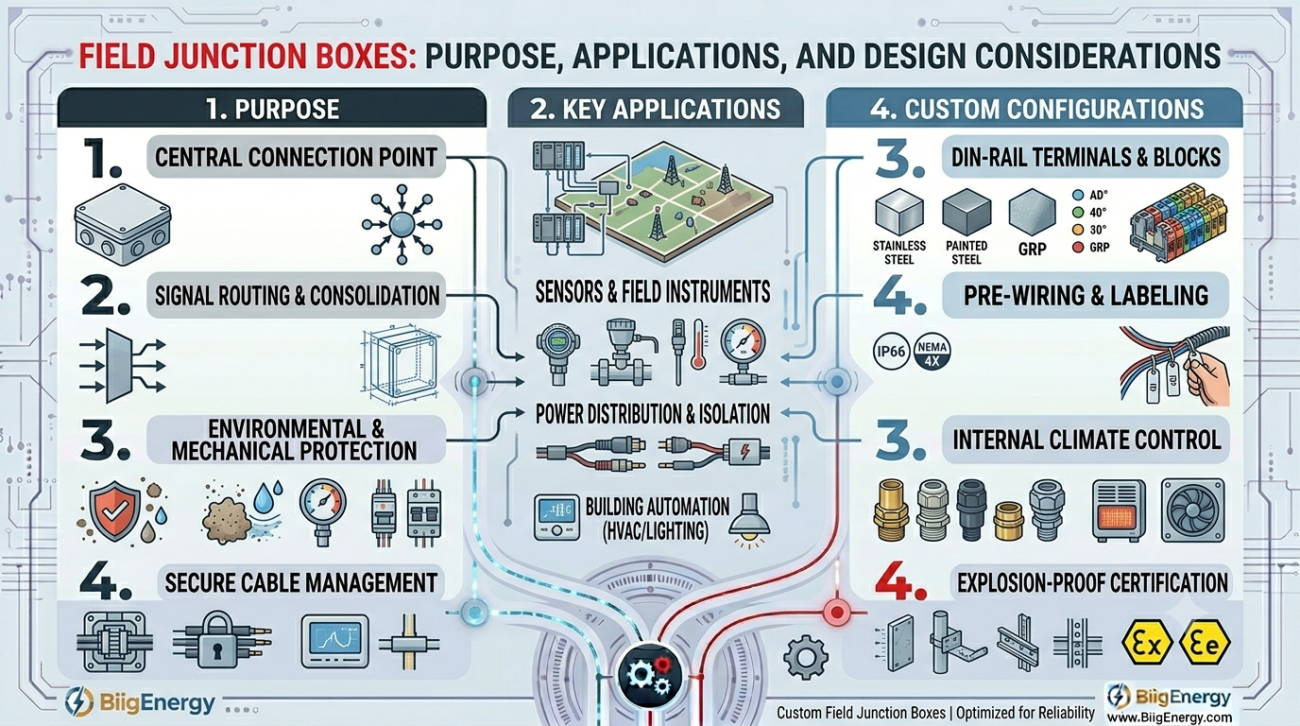 Field Junction Boxes: Purpose, Applications, and Design Considerations